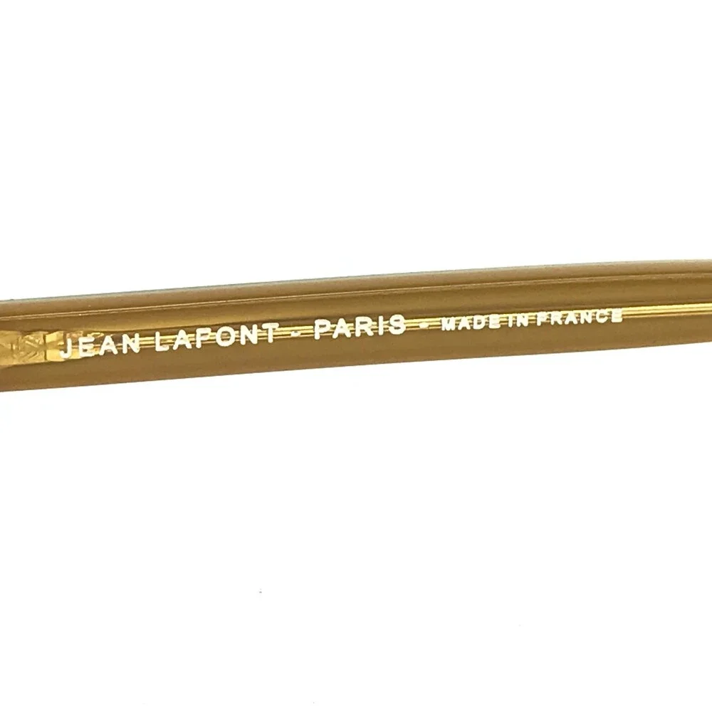 Jean Lafont Eyeglasses Frames RASPAIL 503 Dark Brown Yellow Rectangle 50-20-145